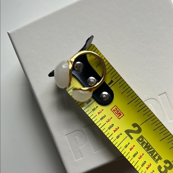 PDPAOLA Gold Ring with Quartz Stones - Picture 7 of 8